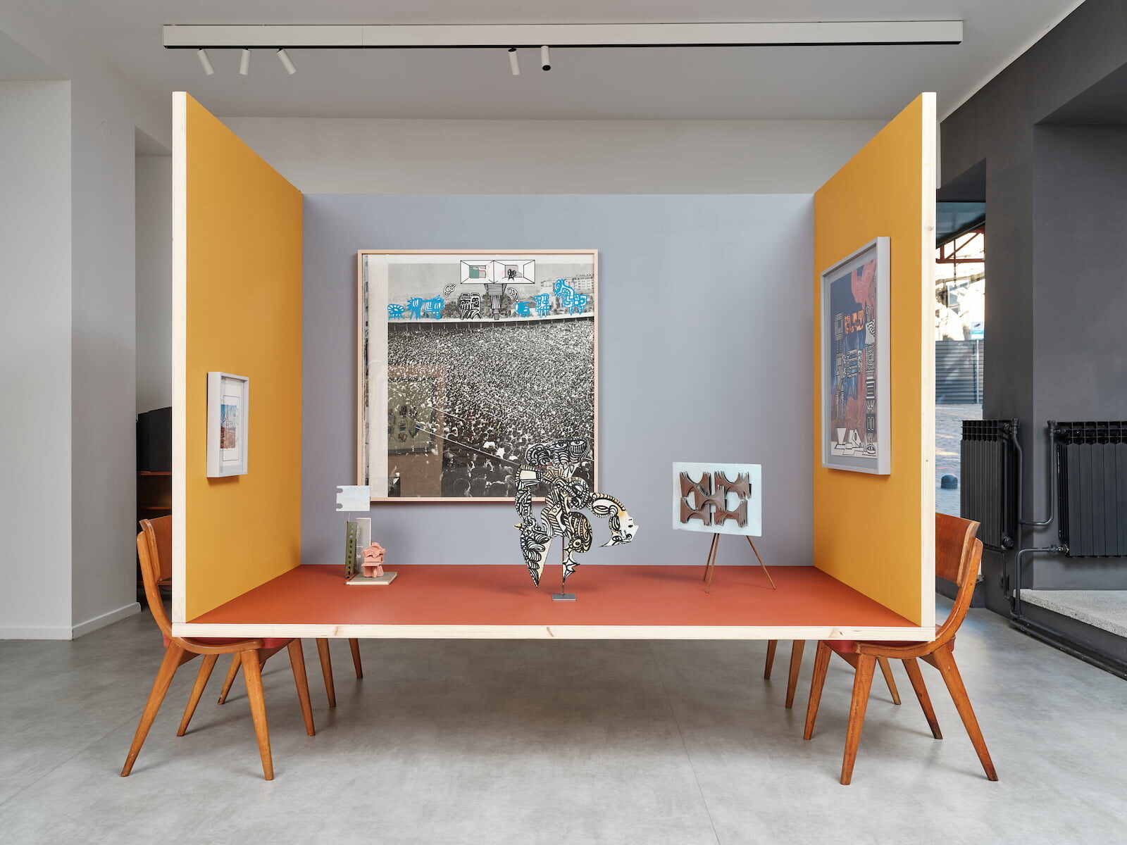 Installation view of Funga Robo at Trotoar Gallery