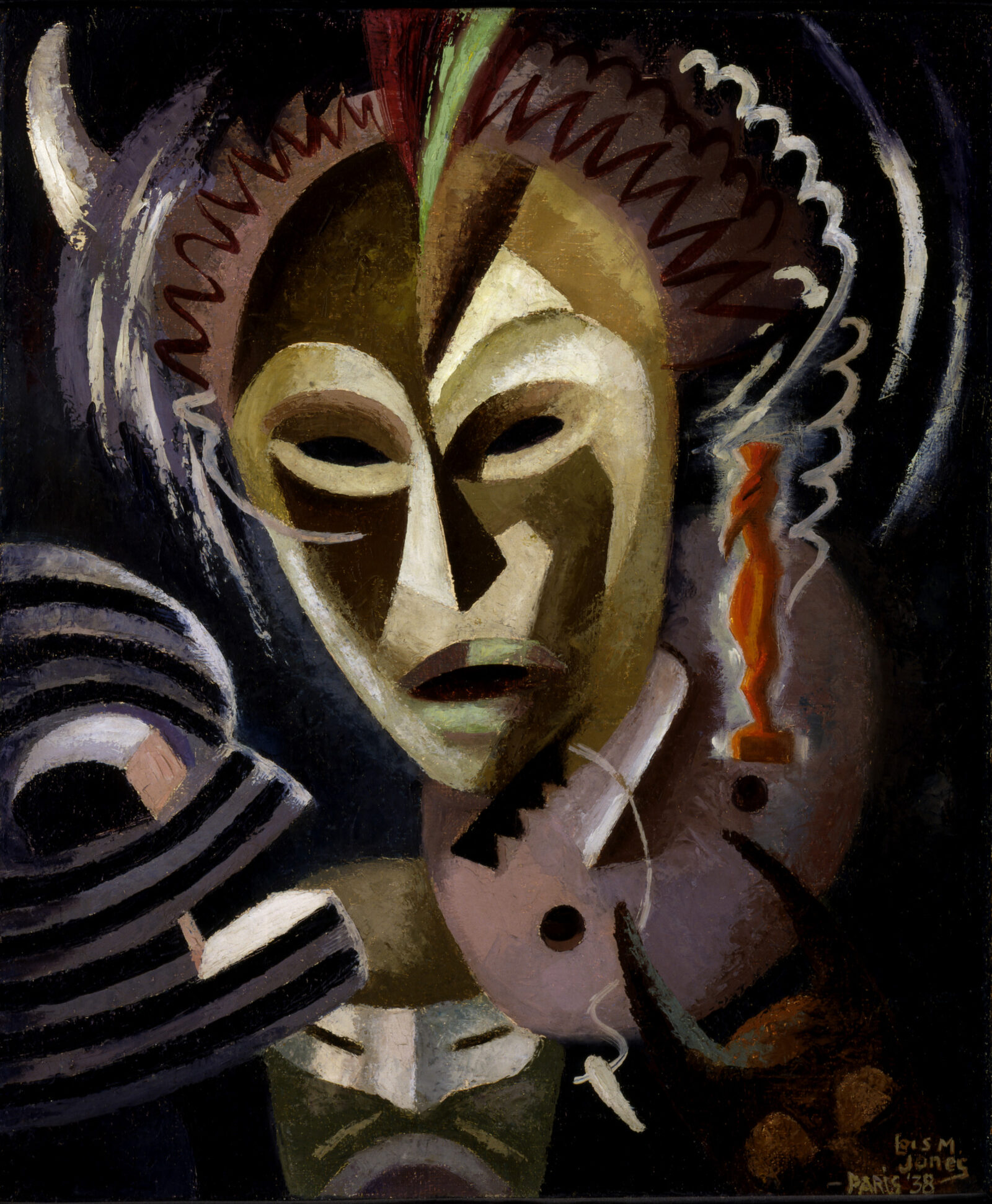 Les Fétiches by Lois Mailou Jones
